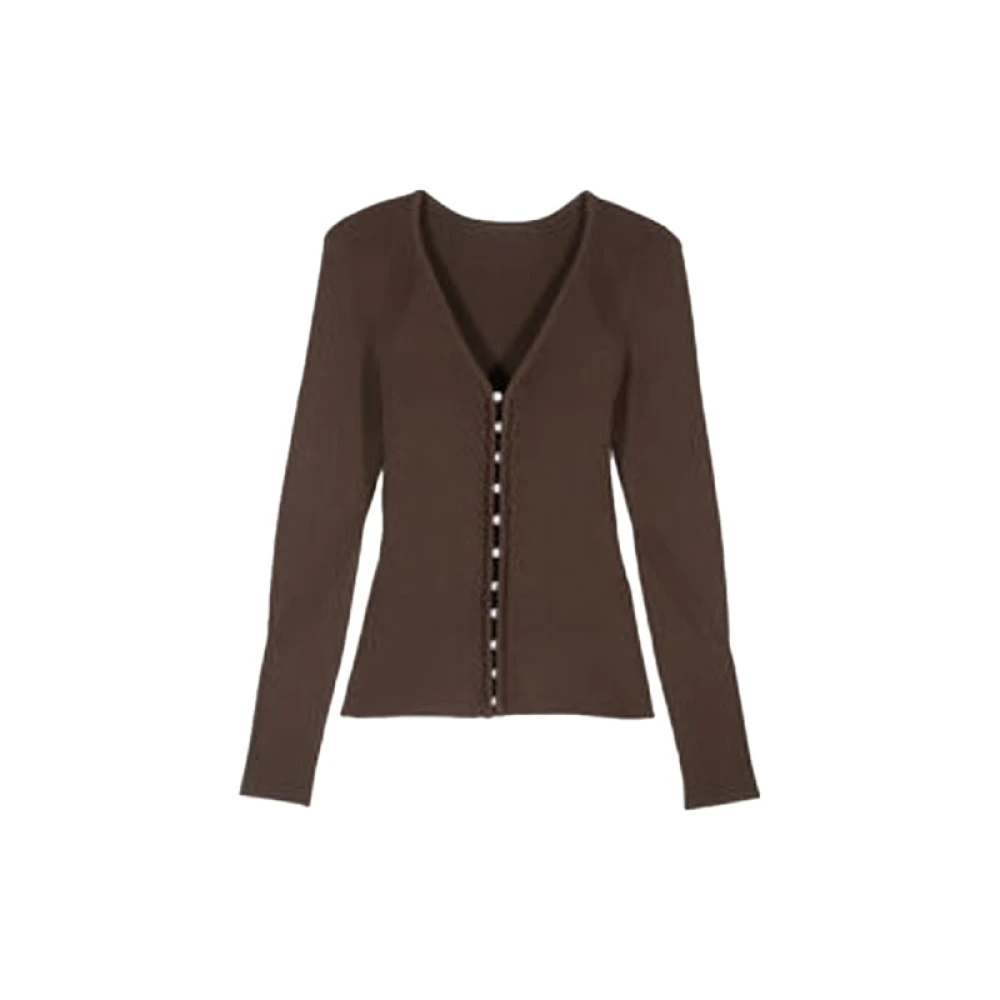 Ba&Sh Brown Cardigans, Female, Xs, Wilam Cardigan