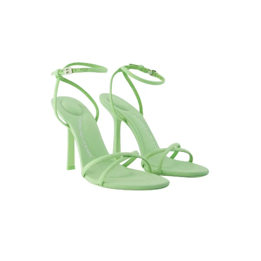 Alexander Wang Pre-owned Leather sandals Green Dames