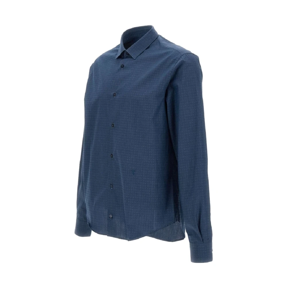 Trussardi Lange mouwen overhemd Blue Heren