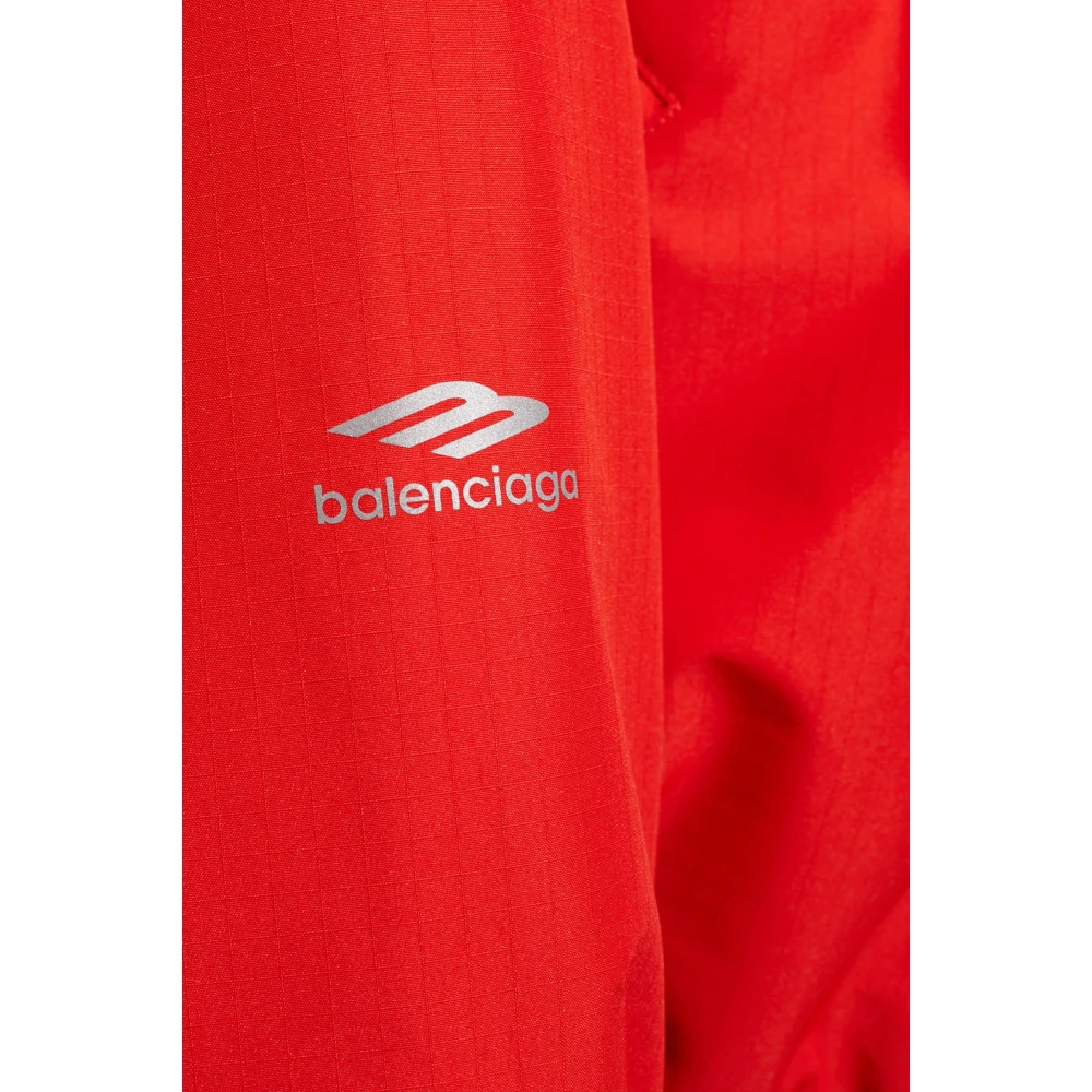 Balenciaga Skijack met logo Red Heren