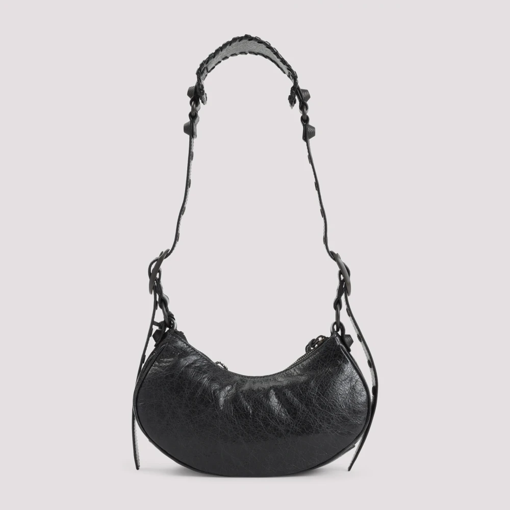 Balenciaga Zwarte schoudertas met stijl Black Dames