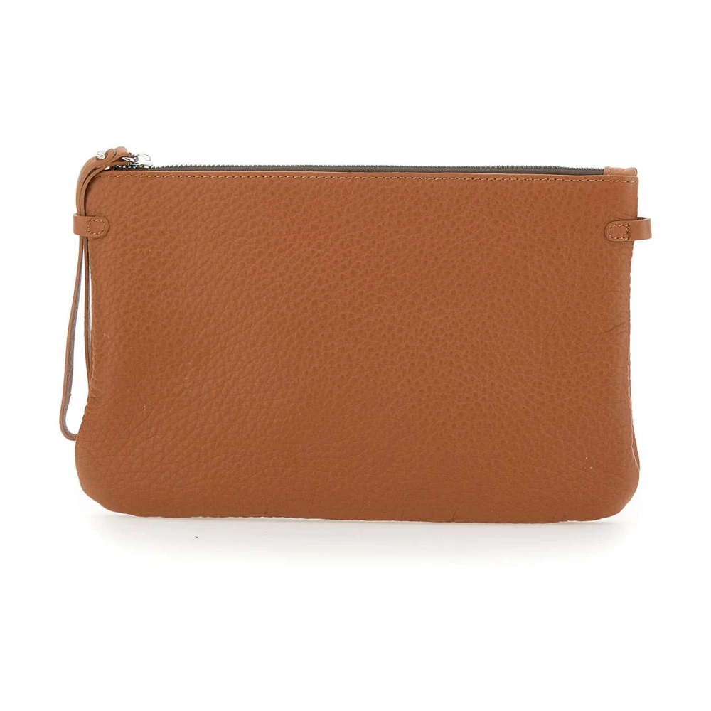 Gianni Chiarini Hermy Maxi-Grain Leren Handtas Brown Dames