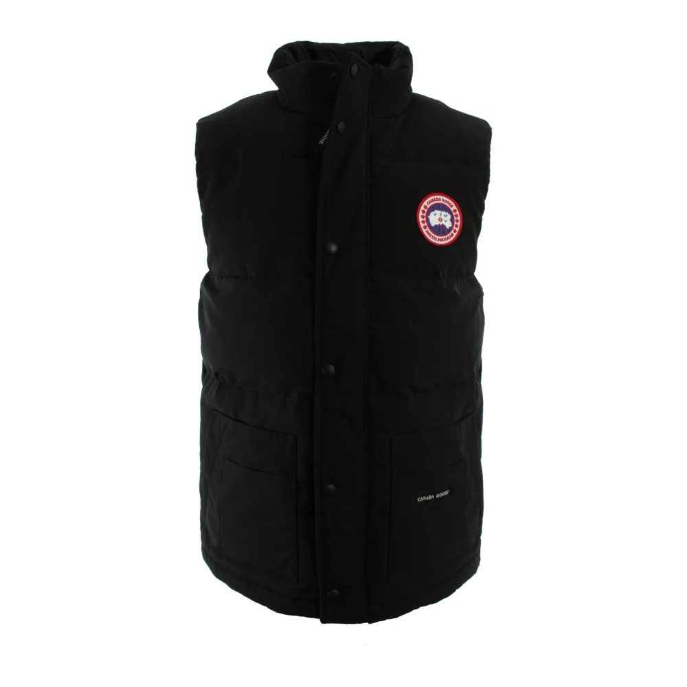 Canada Goose Men's Black Waistcoats, S, Freestyle Crew Vest