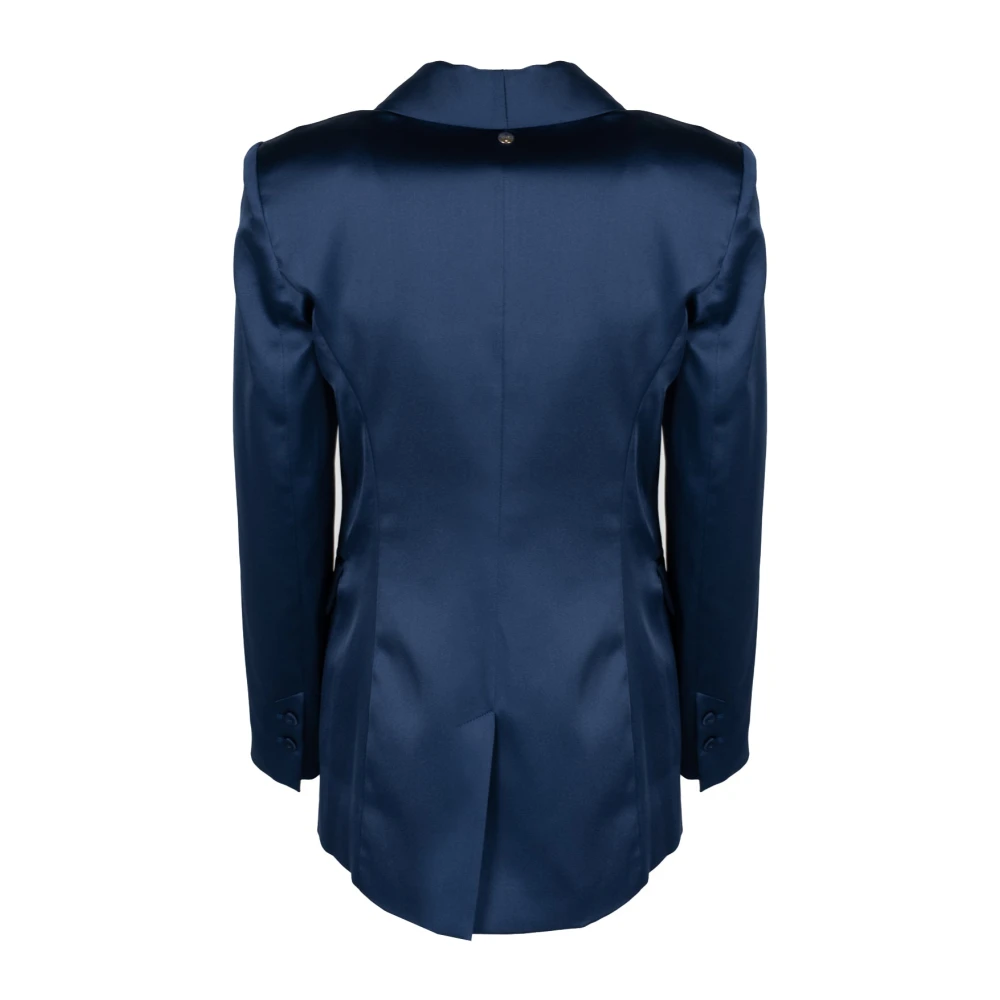 Liu Jo Elegante Blazer met knoopsluiting Blue Dames