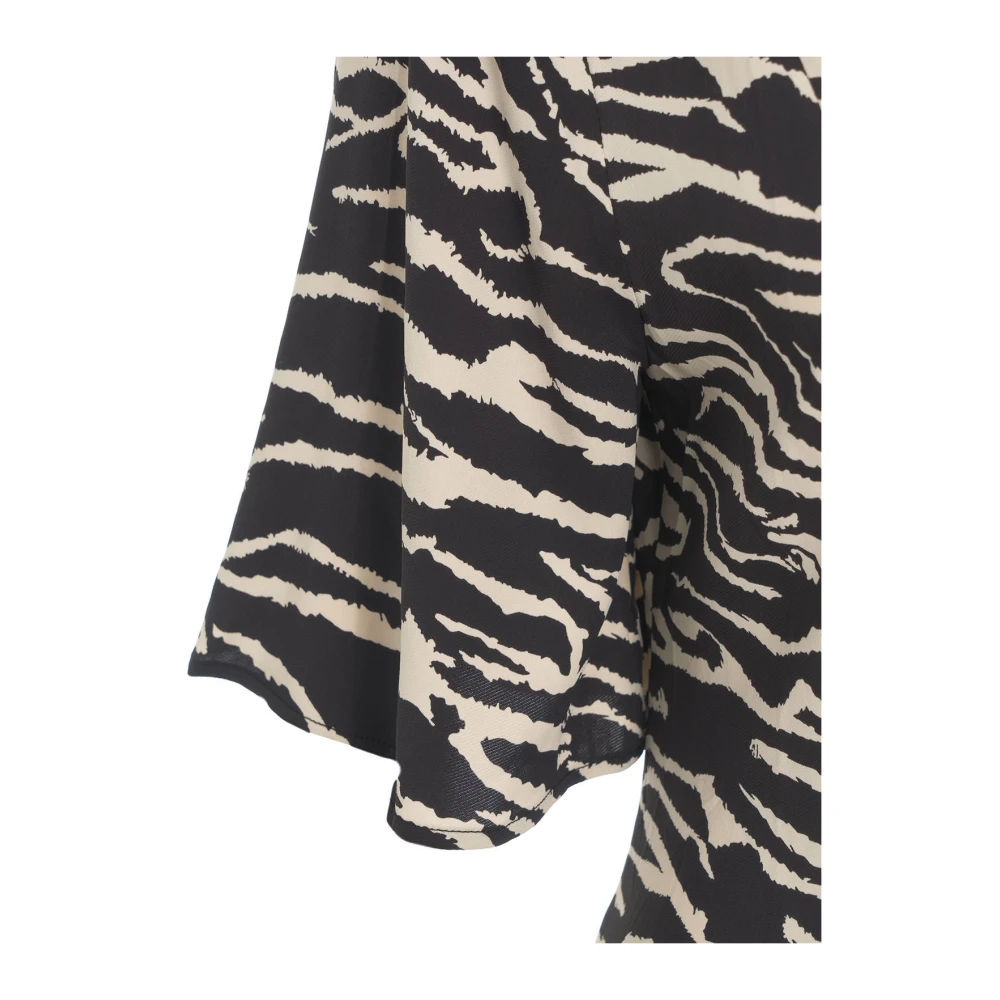 BAUM UND PFERDGARTEN Anabel Animal Print Jurk Black Dames