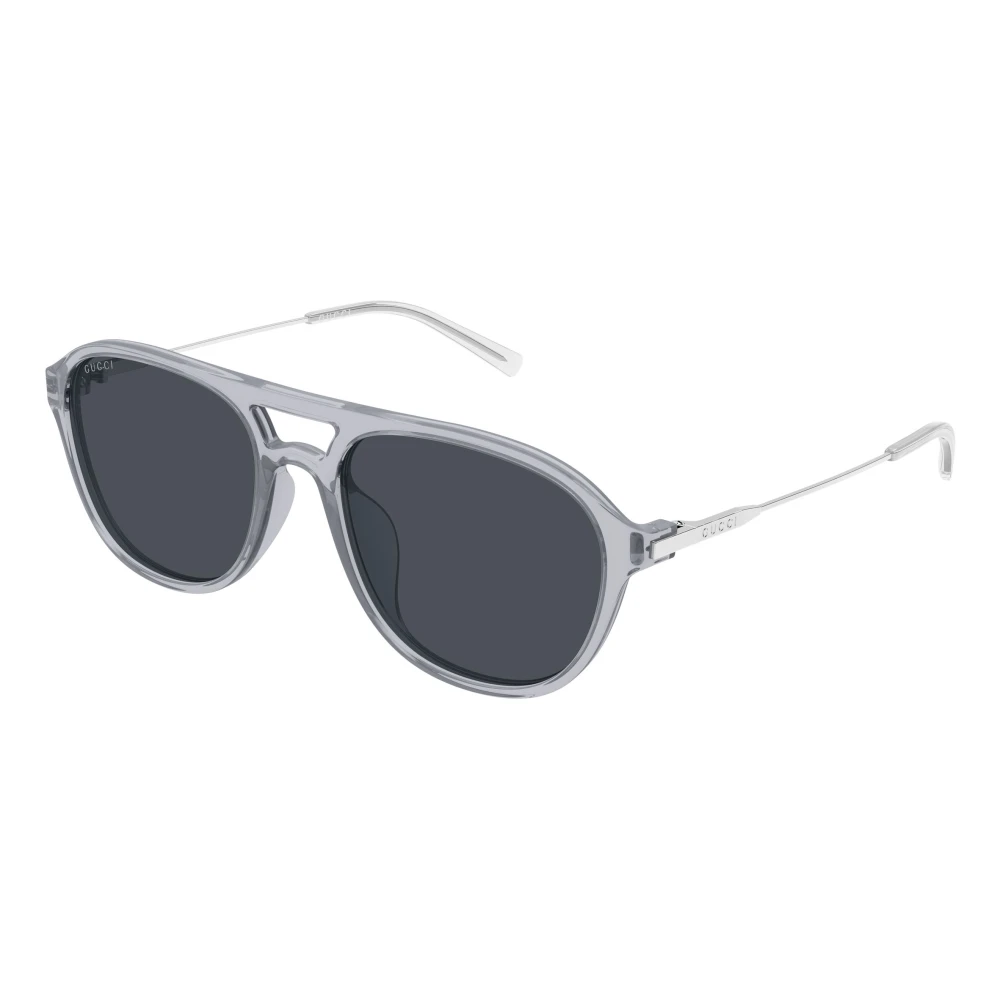 Gucci Navigator Sunglasses - Male - Sunglasses - Gray - 57 Mm - Accessories
