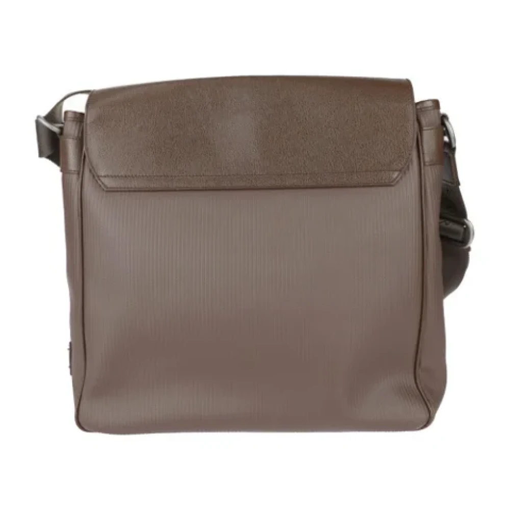 Bvlgari Vintage Pre-owned Leather shoulder-bags Brown Dames