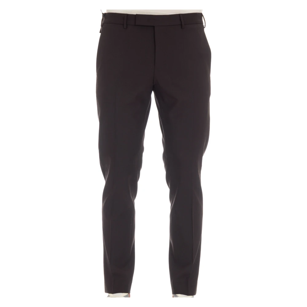 PT Torino Bruine Broek Moderne Pasvorm Brown Heren