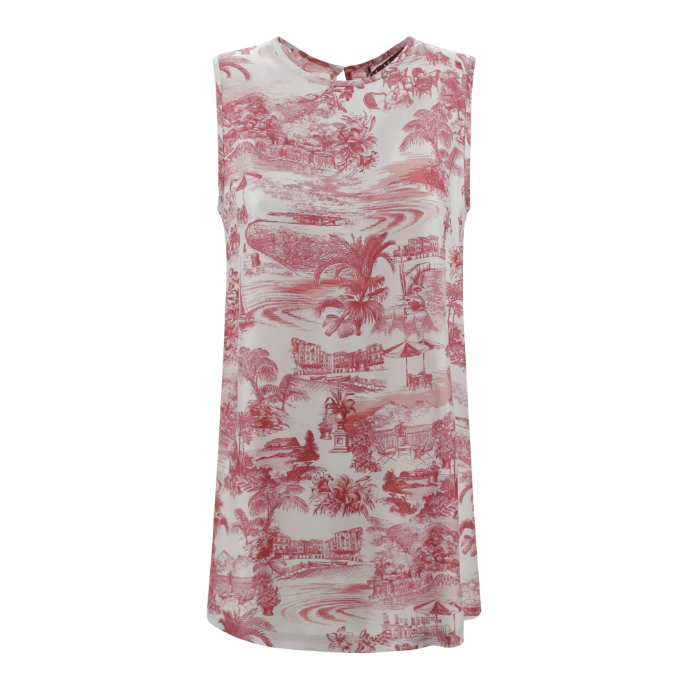 Max Mara Studio Rode Top voor Vrouwen Red Dames