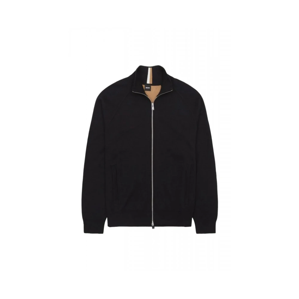 Hugo Black Full Zip Cardigan - Male - Cardigans - 3XL - Knitwear