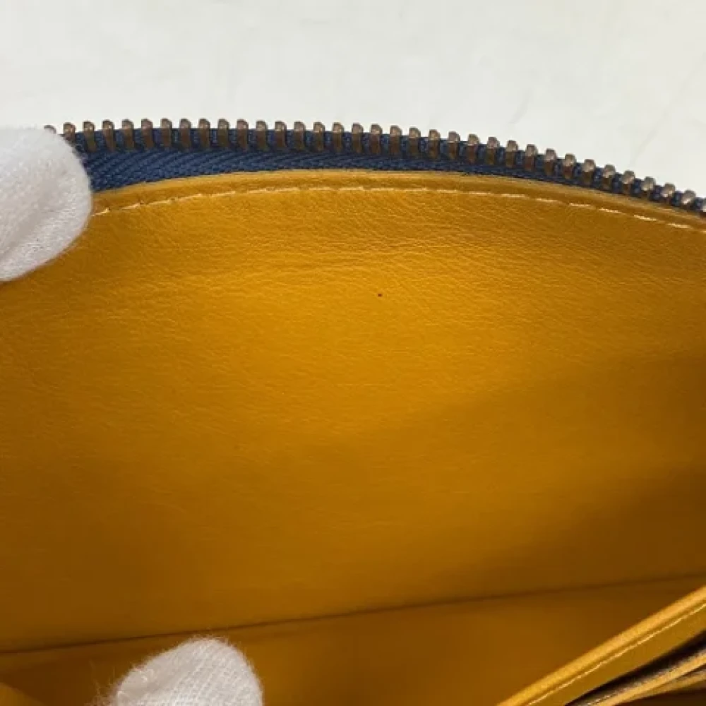 Louis Vuitton Vintage Pre-owned Denim wallets Blue Dames