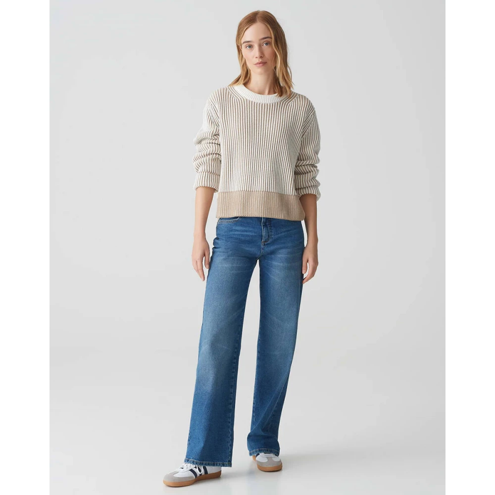 Opus Stijlvolle Pullover met Pagula Detail Multicolor Dames