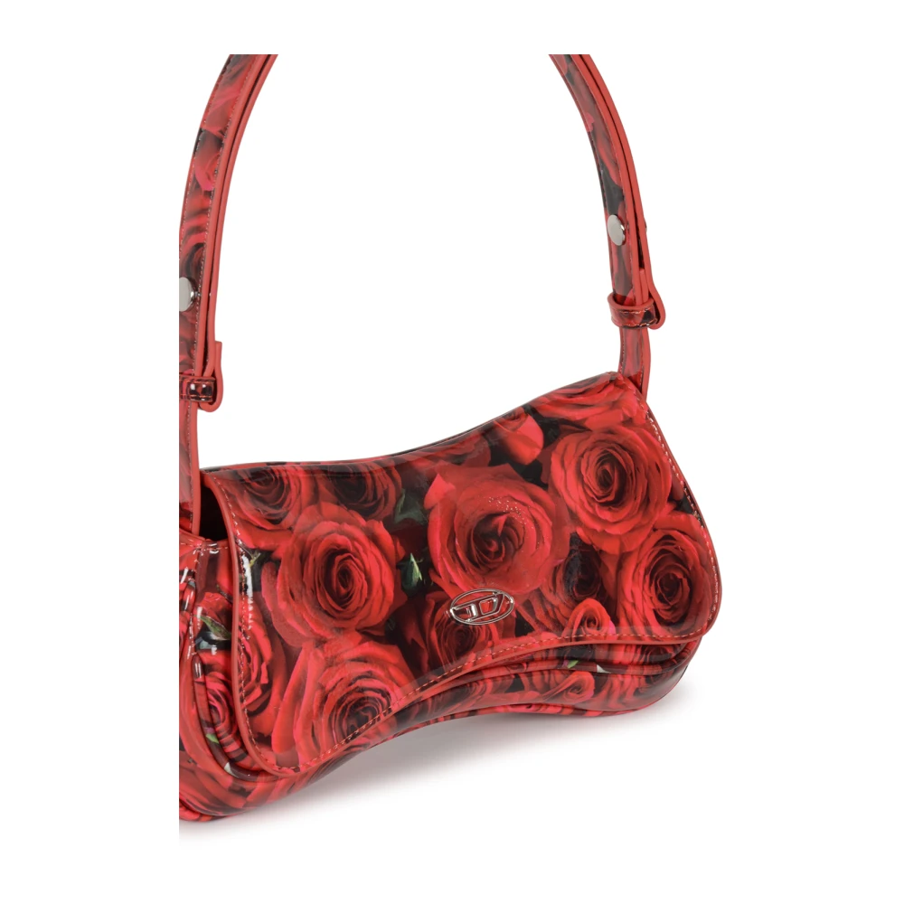 Diesel Rode Play Clutch Tas Red Dames