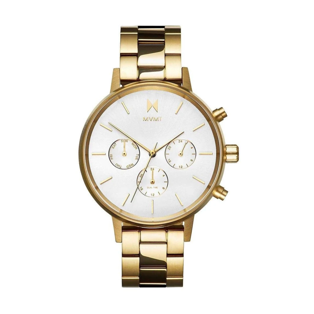 Mvmt Men's Golden Stainless Steel Quartz Analog Watch