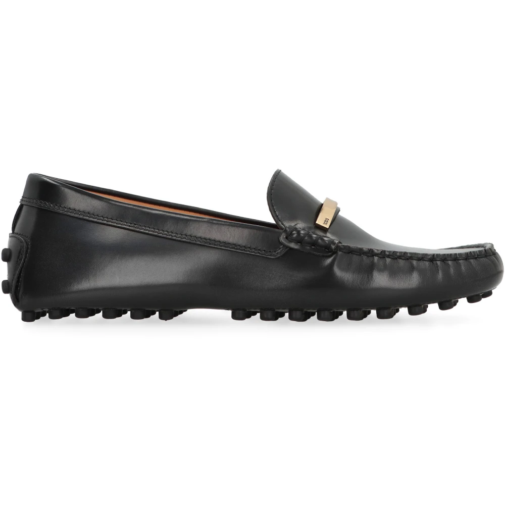 Tod's Women's Black Gommino Leather Loafers