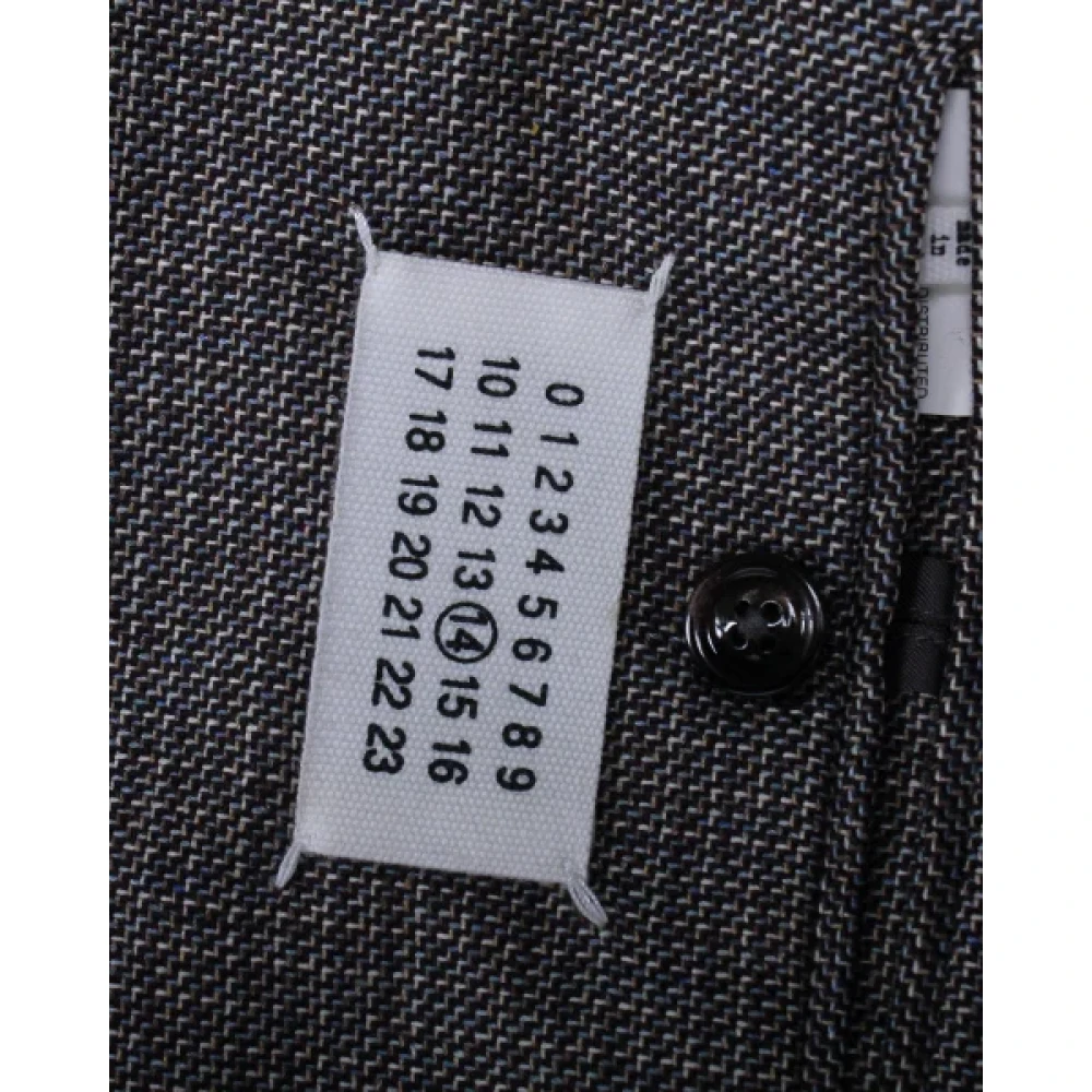 Maison Margiela Pre-owned Cotton outerwear Gray Heren