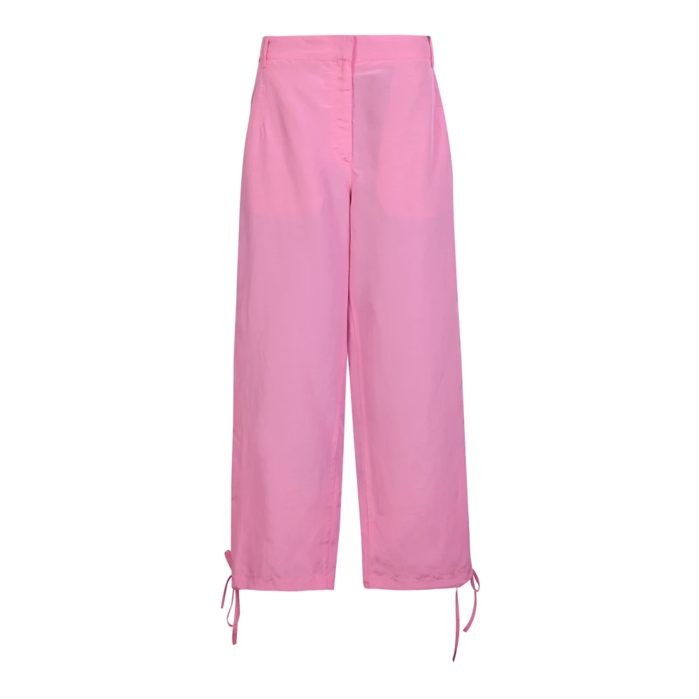 Trousers > Wide Trousers - - Msgm - Modalova