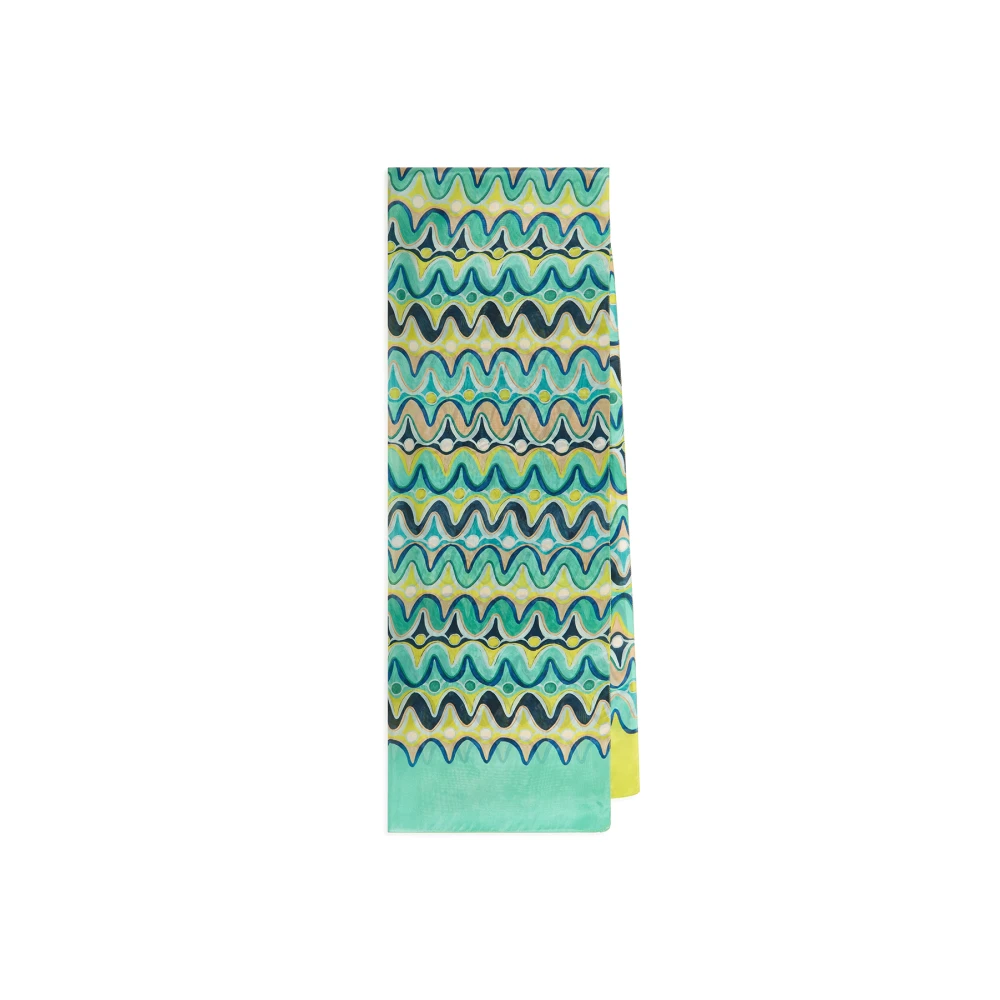 Maliparmi 70X200 Collection Print Stole Multicolor Dames