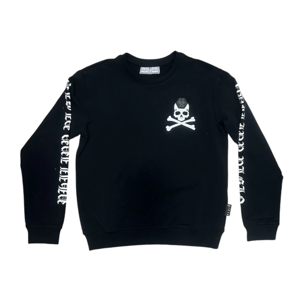 Philipp Plein Boys Black Sweatshirt Kids Fashion