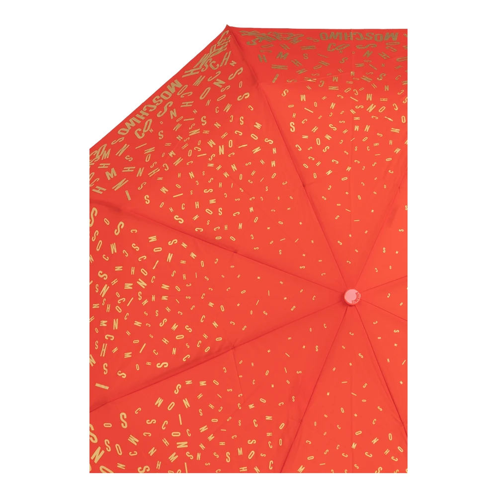 Moschino Paraplu met logo Red Unisex