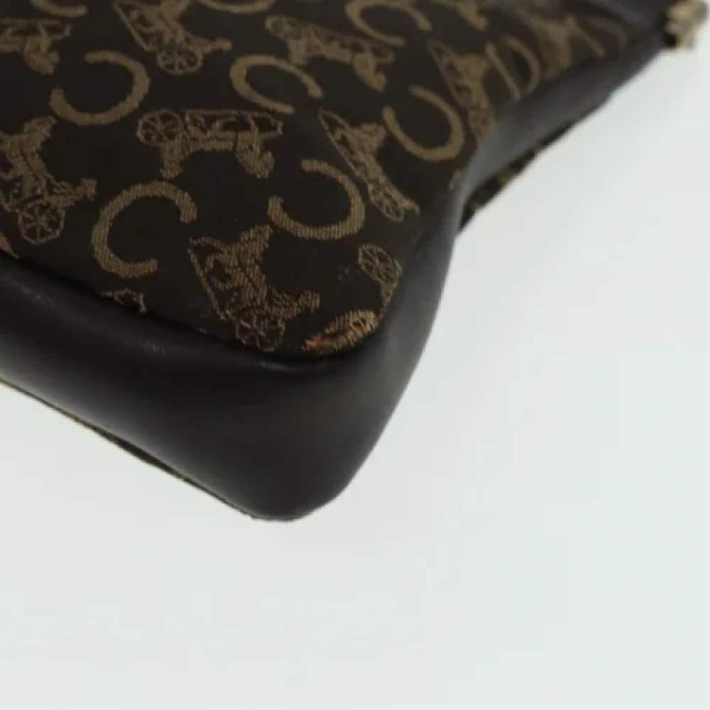 Celine Vintage Pre-owned Canvas clutches Brown Dames