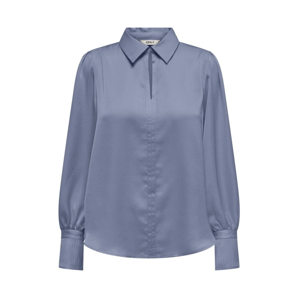 Only Plooi detail overhemd Tempest Gray Dames