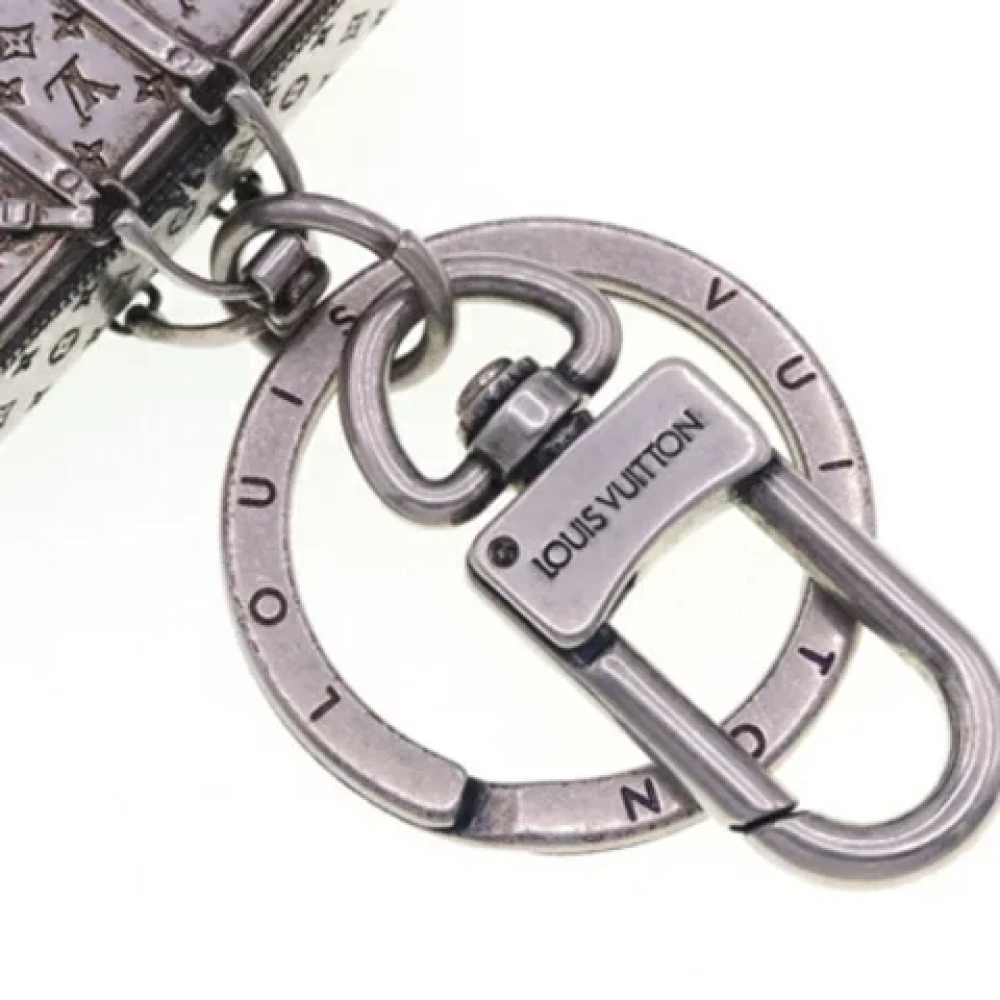Louis Vuitton Vintage Pre-owned Metal key-holders Gray Dames
