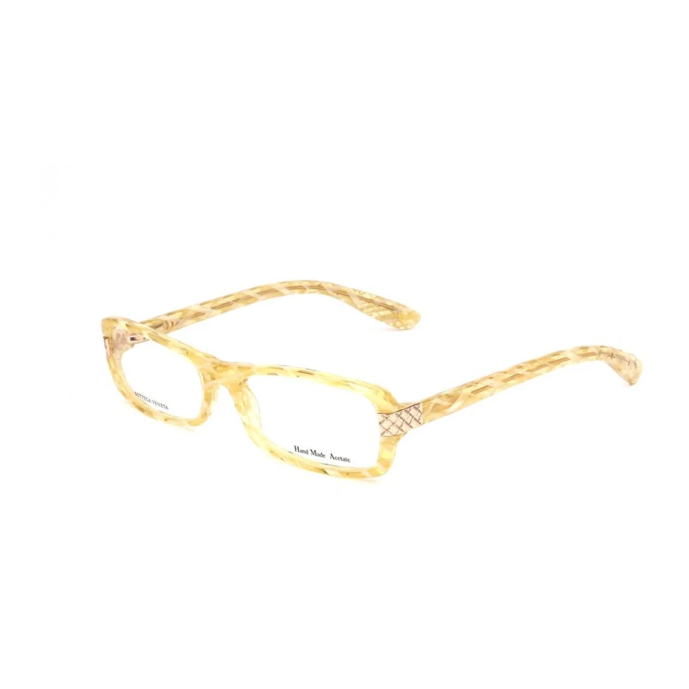 Bottega Veneta Women's Yellow Acetate Dial Frames