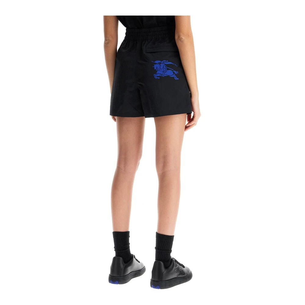 Burberry Sportieve Nylon EKD Shorts Black Dames
