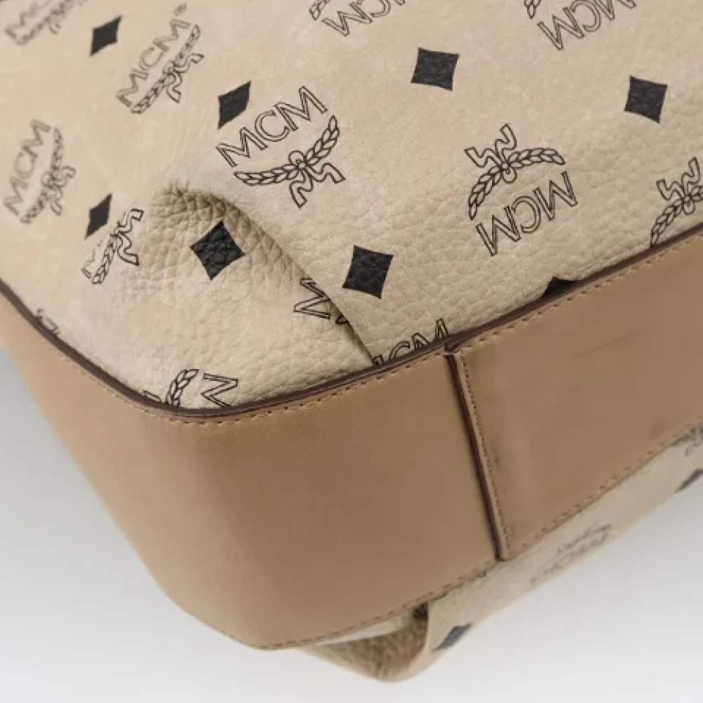 MCM Pre-owned Canvas handbags Beige Dames
