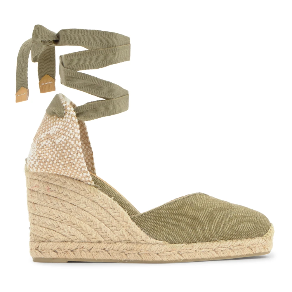 Castañer Women's Green Chiara Espadrille - Wedges - 7 Uk - Shoes