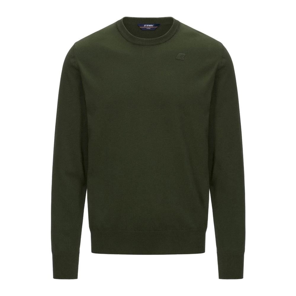 K-Way Uomo Verde Maglie, L, New,