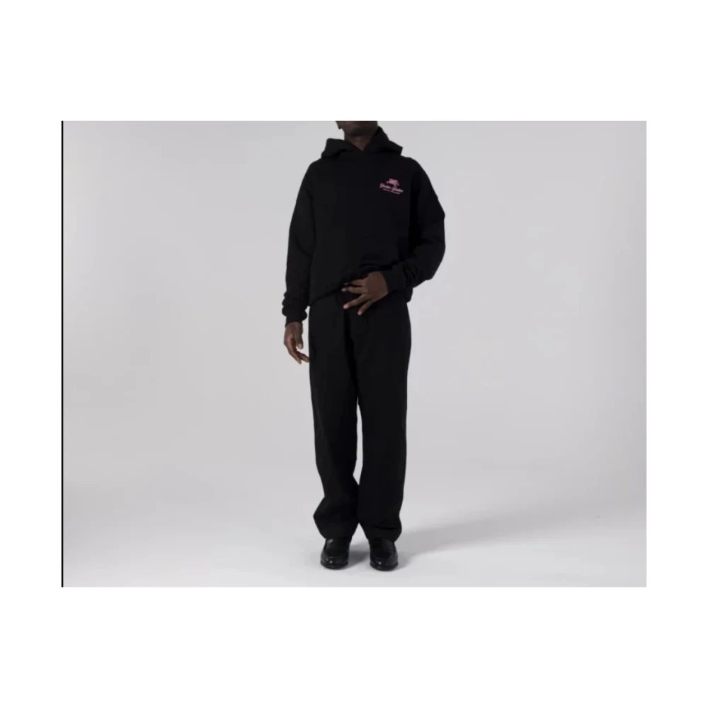 Goodies Sportive Contrast Hoodie voor Stijlvolle Atleten Black Heren
