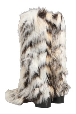 Dolce & Gabbana White Faux Fur Mid Calf Men Boots Men\'s Shoes Dolce & Gabbana White Faux Fur Mid Calf Men Boots Men main image 3