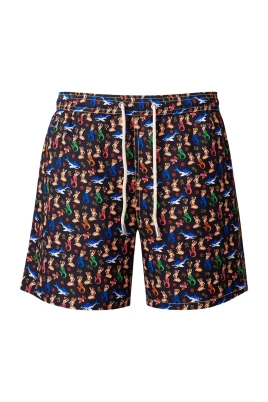 Lighting Snabbtorkande Micro Mermaids Tatuering Badshorts