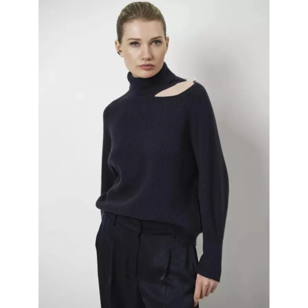 Dante 6 Stijlvolle Nocturnal Blue Trui Blue Dames
