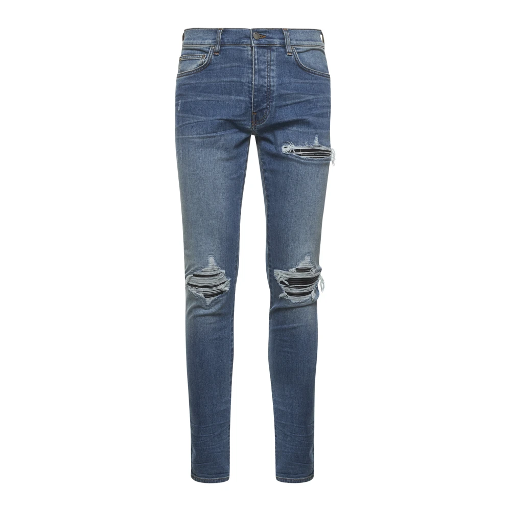 Amiri MX1 Distressed Skinny Jeans Blue Heren