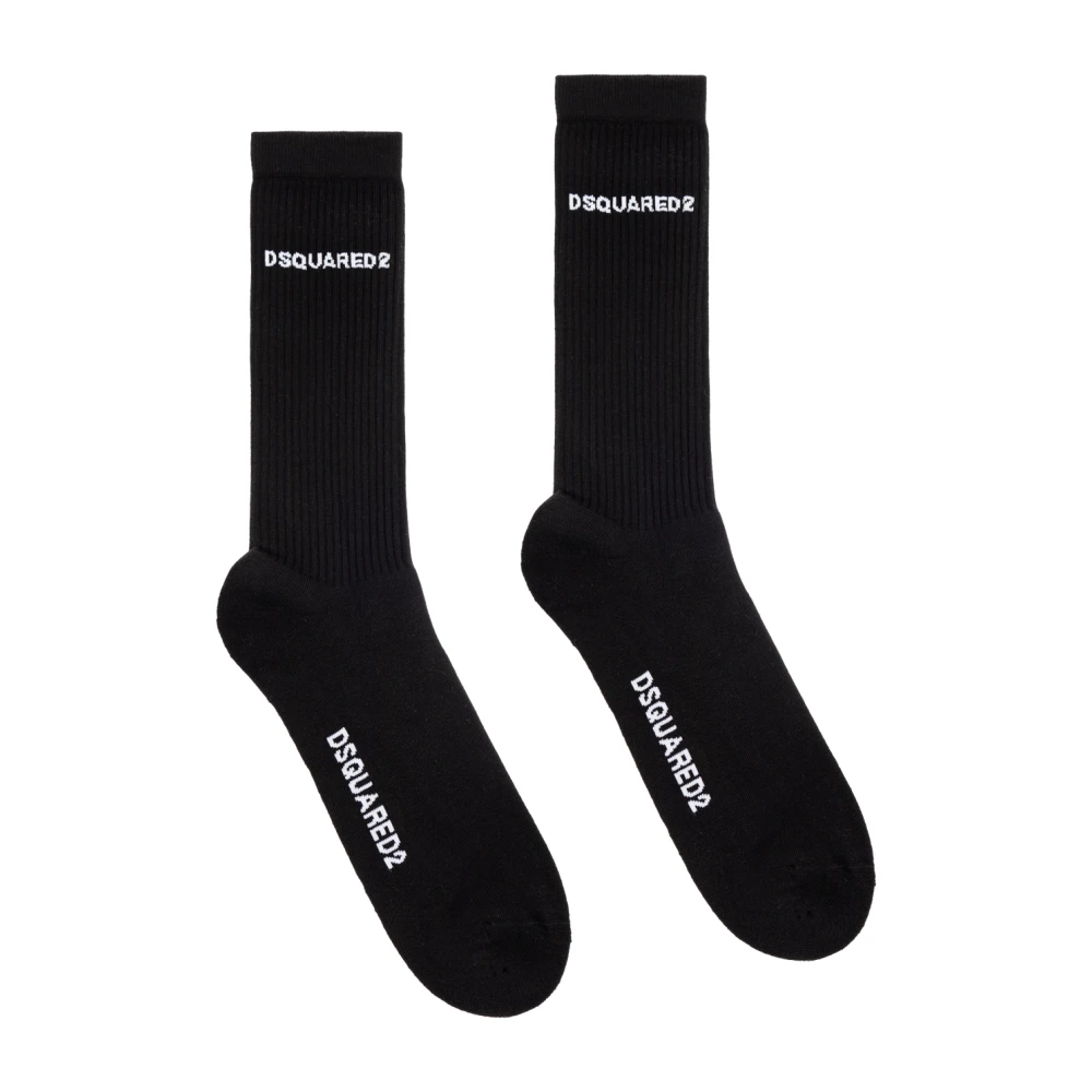 Dsquared2 Sokken met logo Black Heren