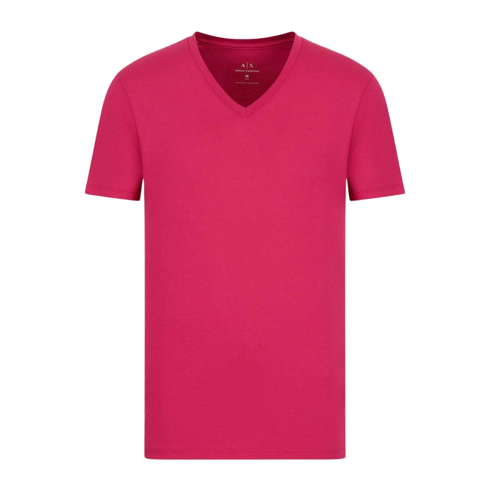 Armani Exchange T-Shirts Red Heren