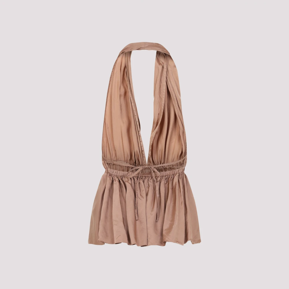Dries Van Noten Ceana Top Brown Dames