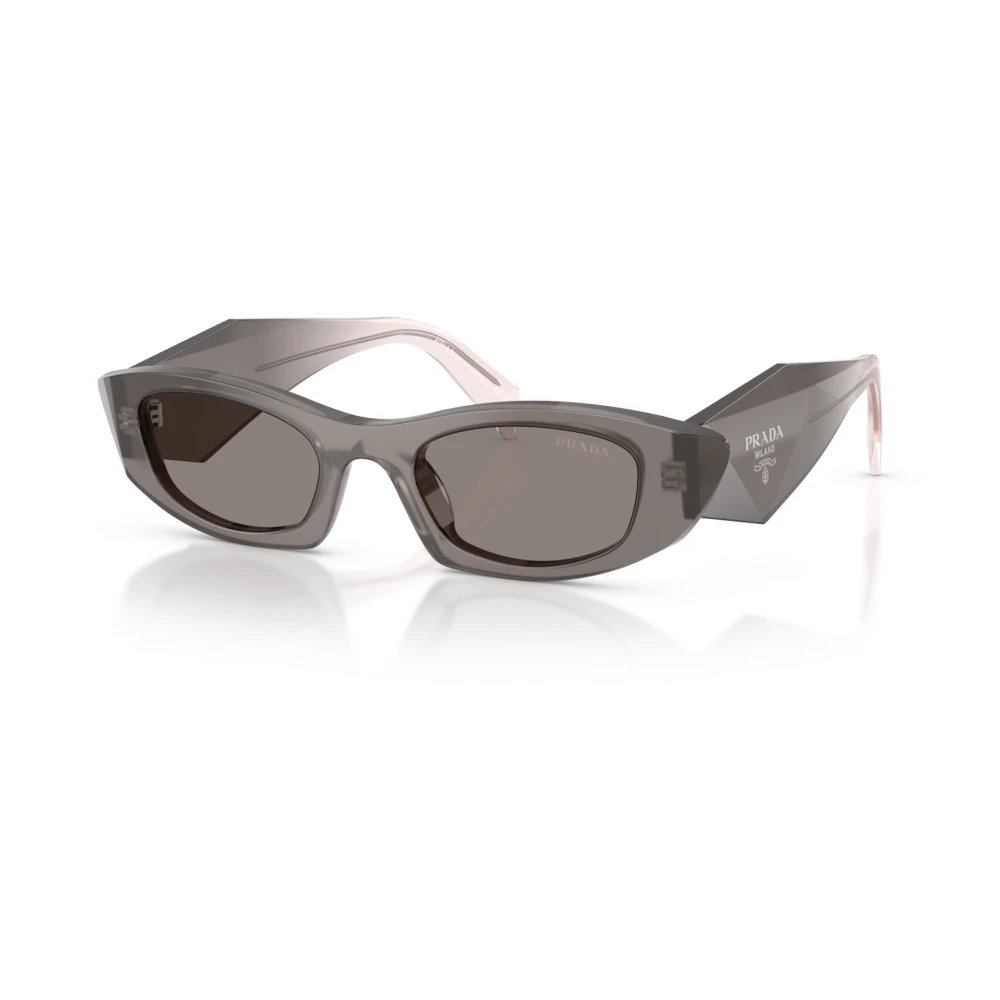 Prada Women's Gray Sunglasses, 50 Mm, Oval Sunglasses