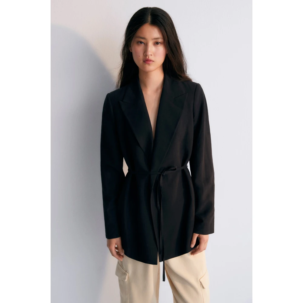 The New Society Eros Woman Blazer Caviar Black Dames
