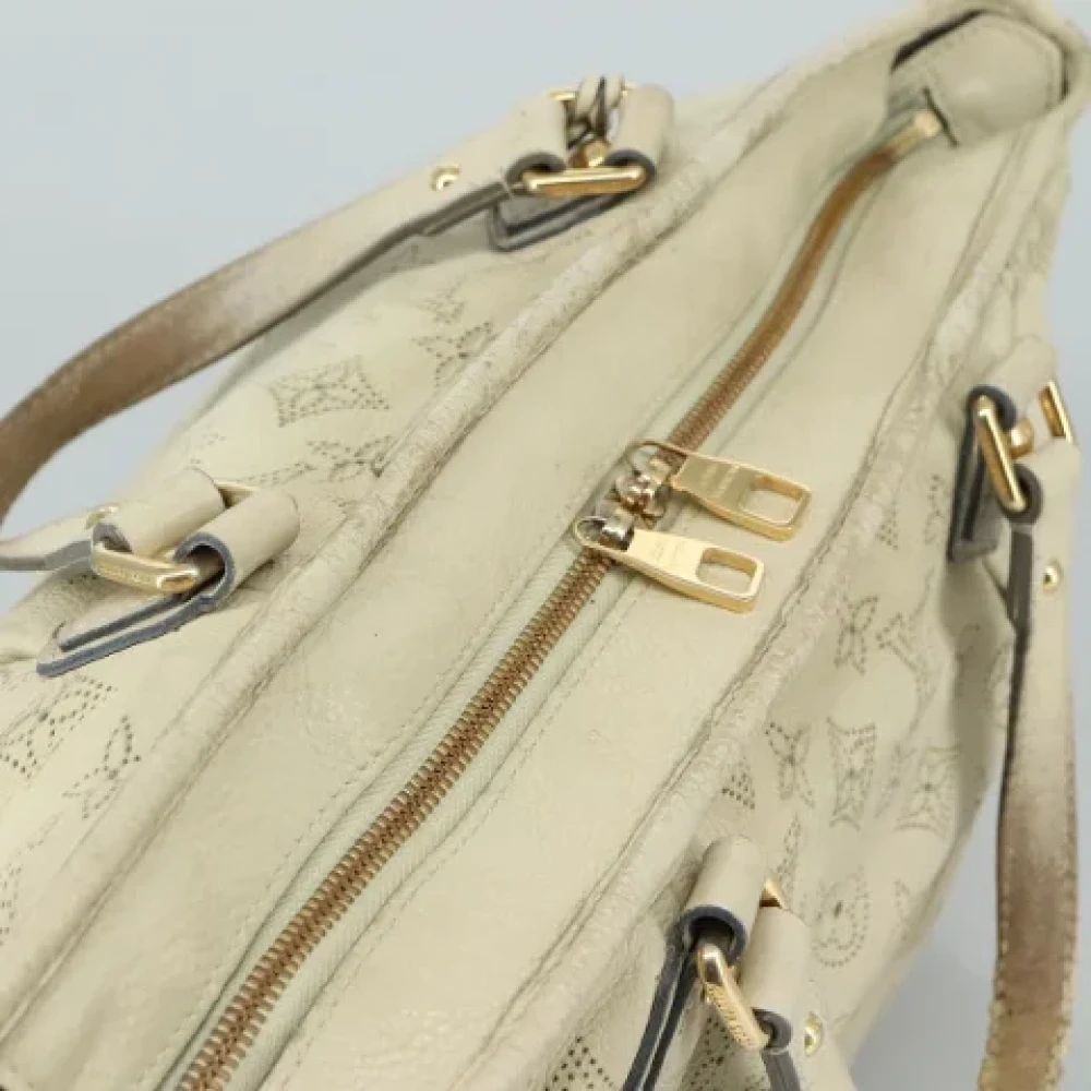 Louis Vuitton Vintage Pre-owned Leather louis-vuitton-bags Beige Dames