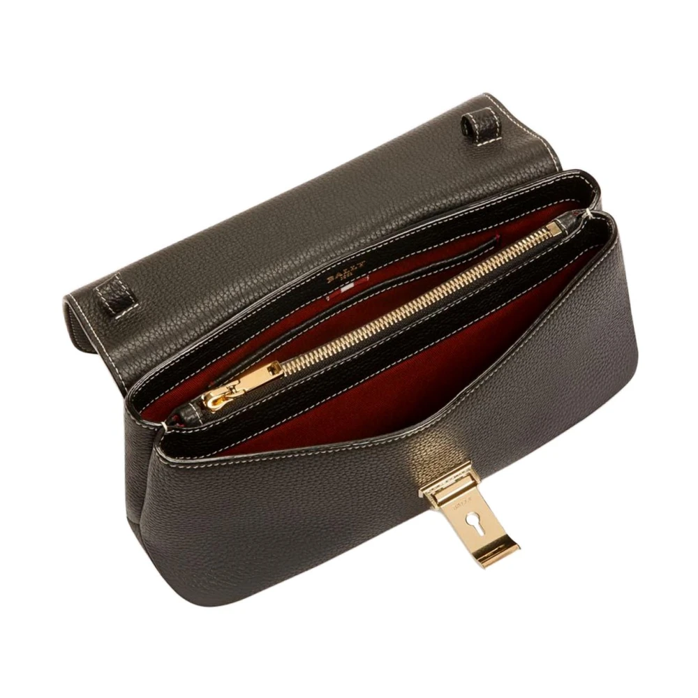 Bally Stijlvolle Crossbody Tas met Schouderband Black Dames