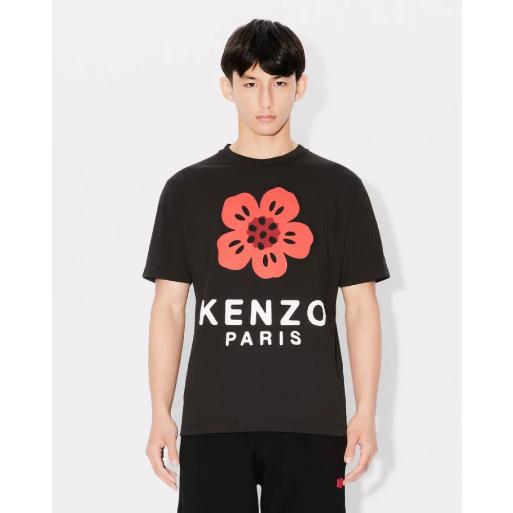 Kenzo Klassieke Boke Flower T-shirt Zwart Black Heren
