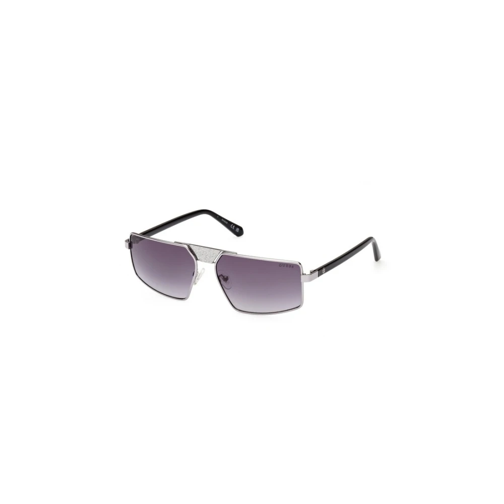 Guess Unisex Gray Sunglasses, 60 Mm, Gunmetal Gradient Smoke Sunglasses