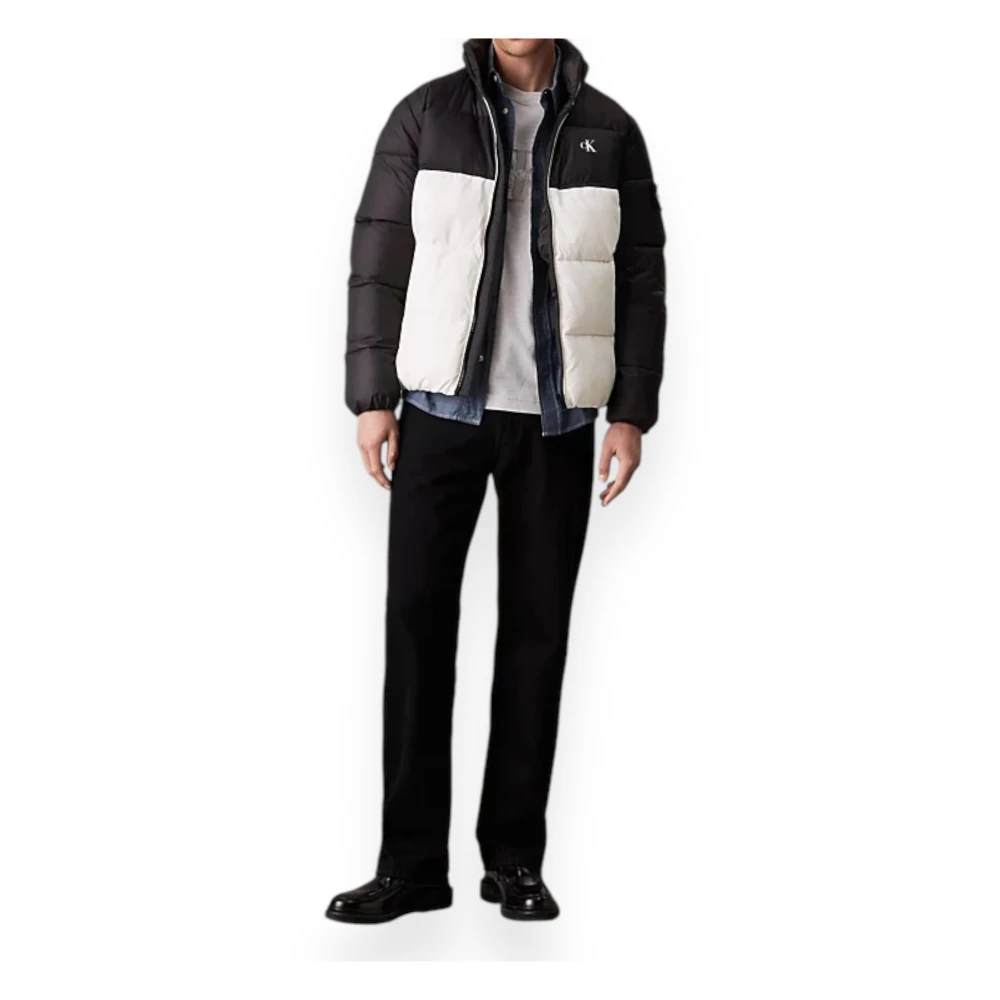 Calvin Klein Pufferjas Non Down Blocking Multicolor Heren