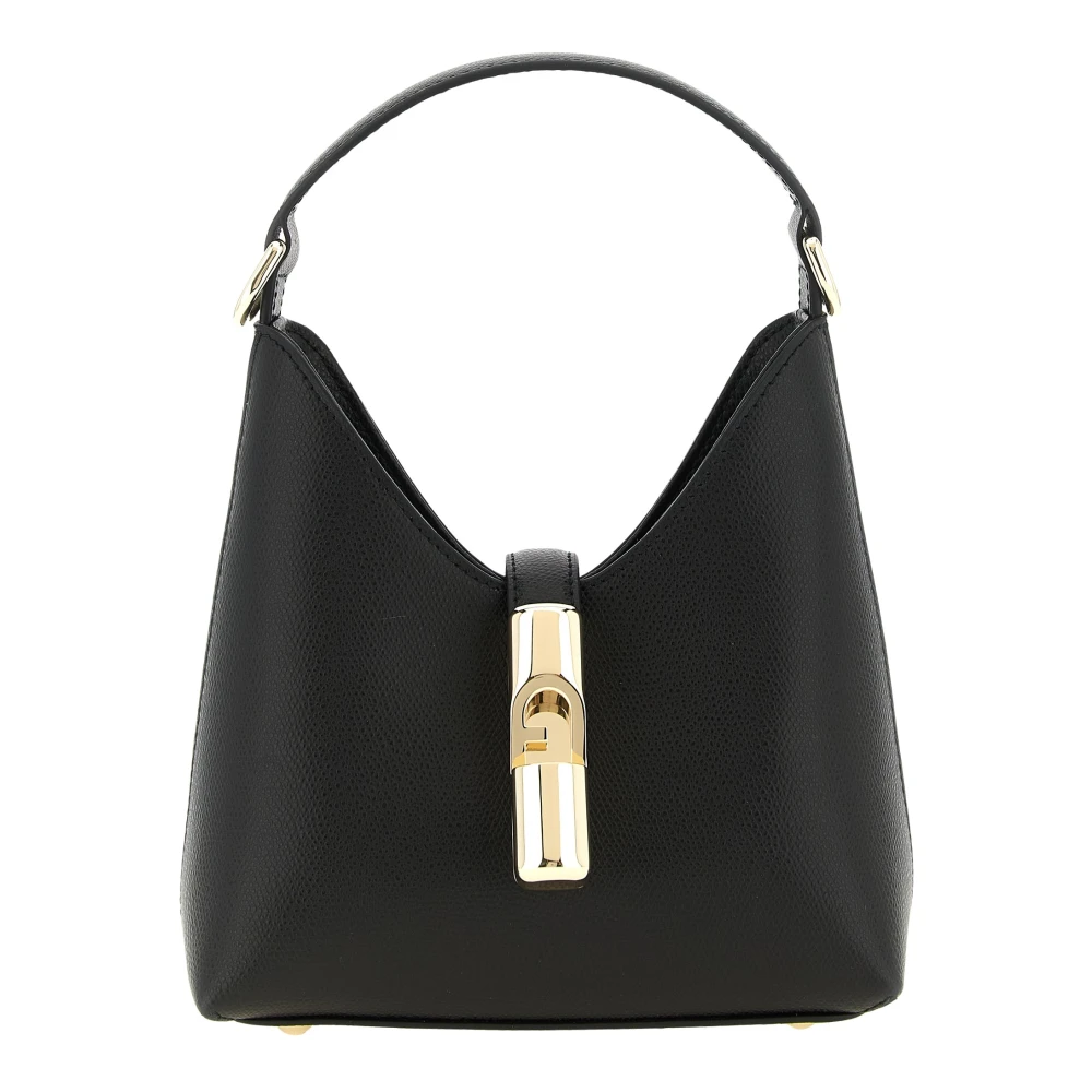 Furla Vrouw Zwart Tassen Dames, One Size, Iride Mini Handtas