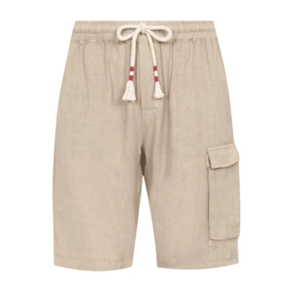 Mc2 Saint Barth Beige Casual Shorts, Male, Xl, Casual Shorts