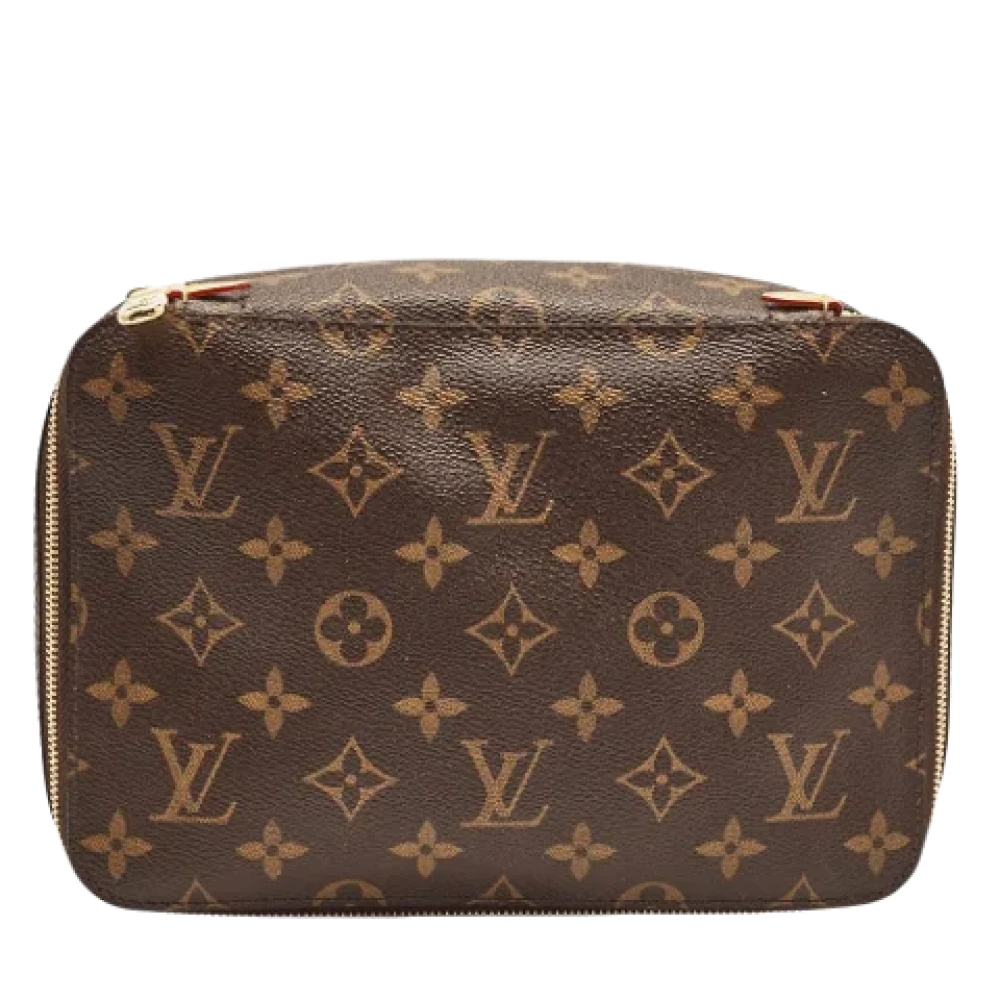 Louis Vuitton Vintage Pre-owned Coated canvas travel-bags Brown Dames